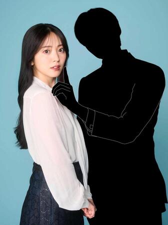 　鈴木愛理と未発表のイケメン俳優　Ⓒ「推しが上司になりまして　フルスロットル」製作委員会