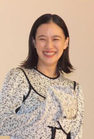 　映画「ふつうの子ども」完成披露上映会に出席した蒼井優