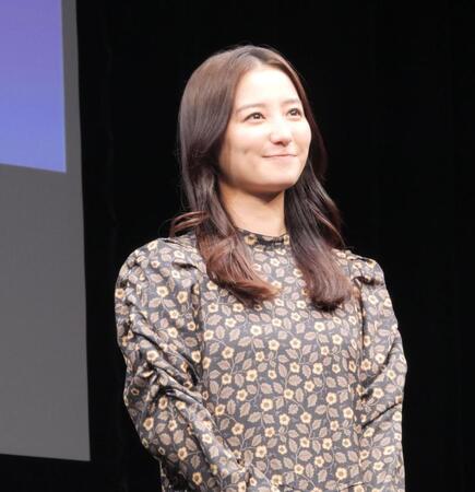 　イベントに出席した高田里穂