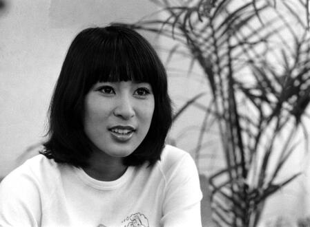 　藤圭子さん＝１９７３年８月７日