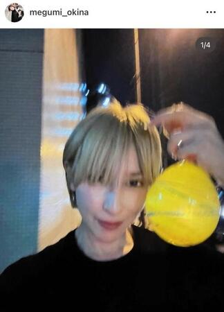 　奥菜恵のインスタグラム＠ｍｅｇｕｍｉ＿ｏｋｉｎａより 