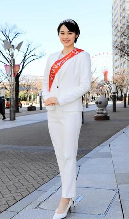 　ミス日本グランプリに輝いた吉岡恵麻さん＝２０２３年