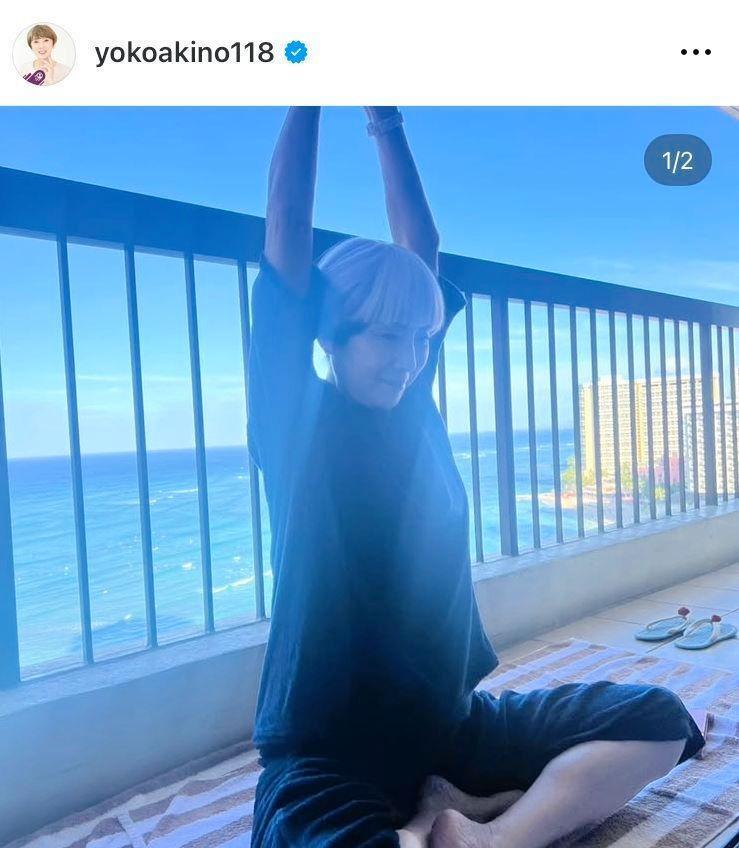　秋野暢子のインスタグラム＠ｙｏｋｏａｋｉｎｏ１１８（７月２１日付）より