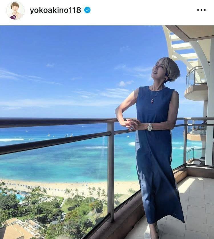 　秋野暢子のインスタグラム＠ｙｏｋｏａｋｉｎｏ１１８（８月６日付）より