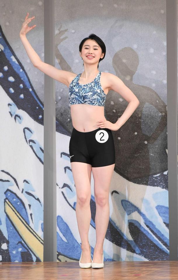 　ミス日本グランプリを受賞した吉岡恵麻さん＝２０２３年