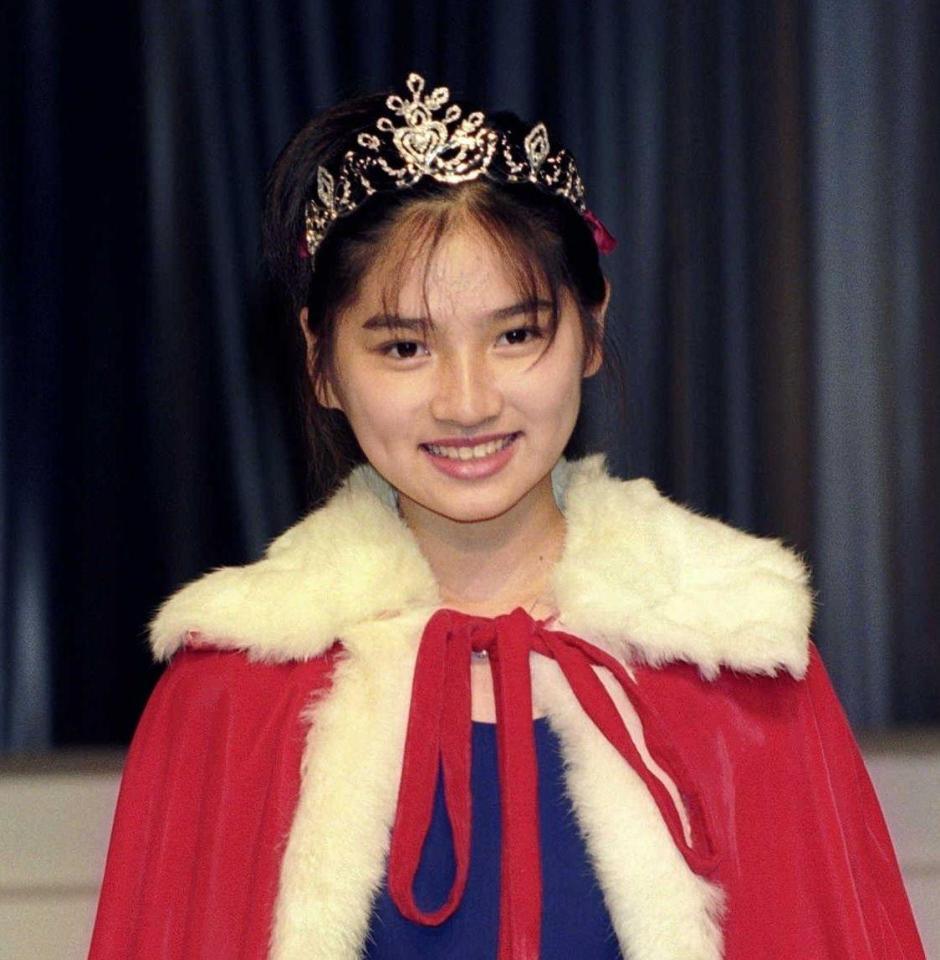 　１９９６年、「東宝シンデレラ」でグランプリを受賞した野波麻帆