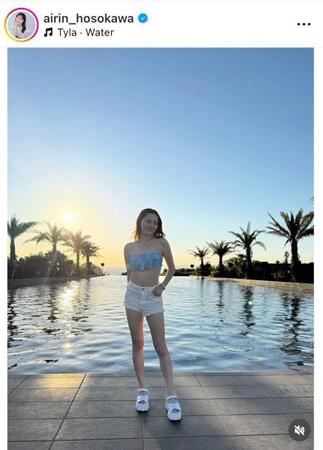 細川愛倫のインスタグラム＠ａｉｒｉｎ＿ｈｏｓｏｋａｗａより