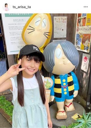 大人びた美少女ぶりの成長したメイコ長女！津久井有咲のインスタグラム＠ｔｓ＿ａｒｉｓａ＿ｔａより