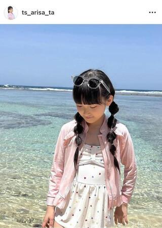 大人びた美少女ぶりの成長したメイコ長女！津久井有咲のインスタグラム＠ｔｓ＿ａｒｉｓａ＿ｔａより