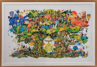 　ｊｕｎａｉｄａ氏による絵画「ＫＵＳＵＮＯＫＩ」