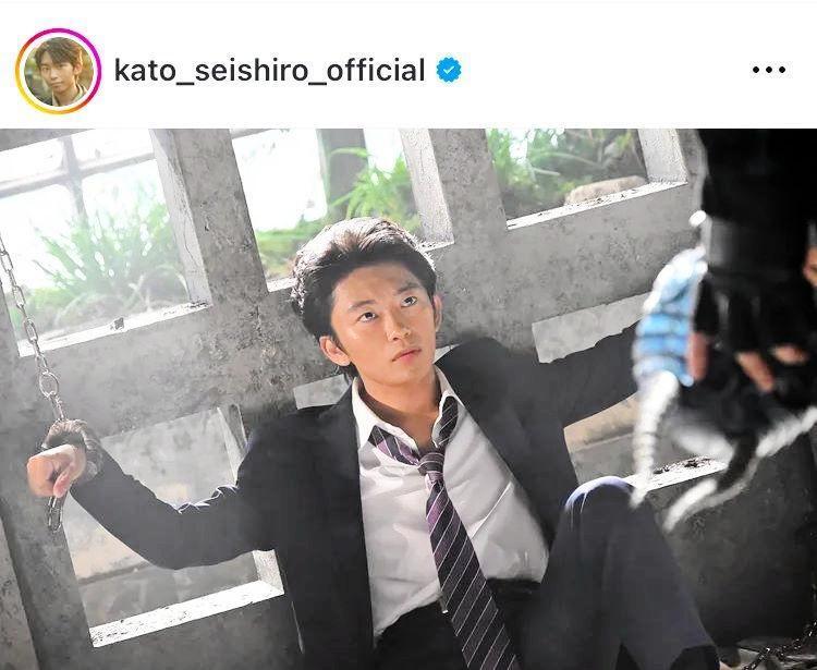 囚われの伊吹。この時すでに…。加藤清史郎のインスタグラム＠ｋａｔｏ＿ｓｅｉｓｈｉｒｏ＿ｏｆｆｉｃｉａｌより