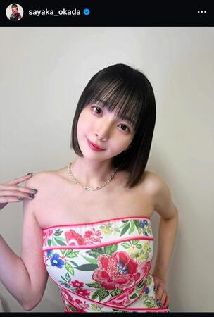 岡田紗佳のインスタグラム＠ｓａｙａｋａ＿ｏｋａｄａから