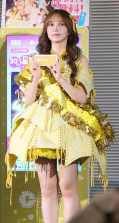 　発表会に登場したＦＲＵＩＴＳ　ＺＩＰＰＥＲの早瀬ノエル