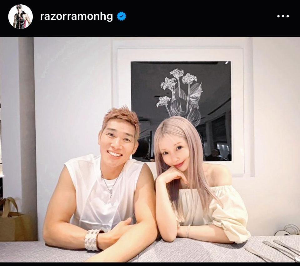 レイザーラモンＨＧのインスタグラム＠ｒａｚｏｒｒａｍｏｎｈｇから