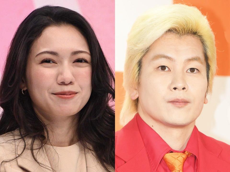 二階堂ふみ（左）とカズレーザー