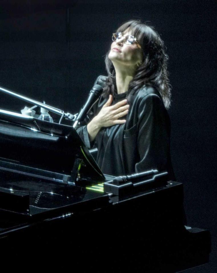 　全国ツアーのファイナル公演を行ったアンジェラ・アキ（撮影・上飯坂一）