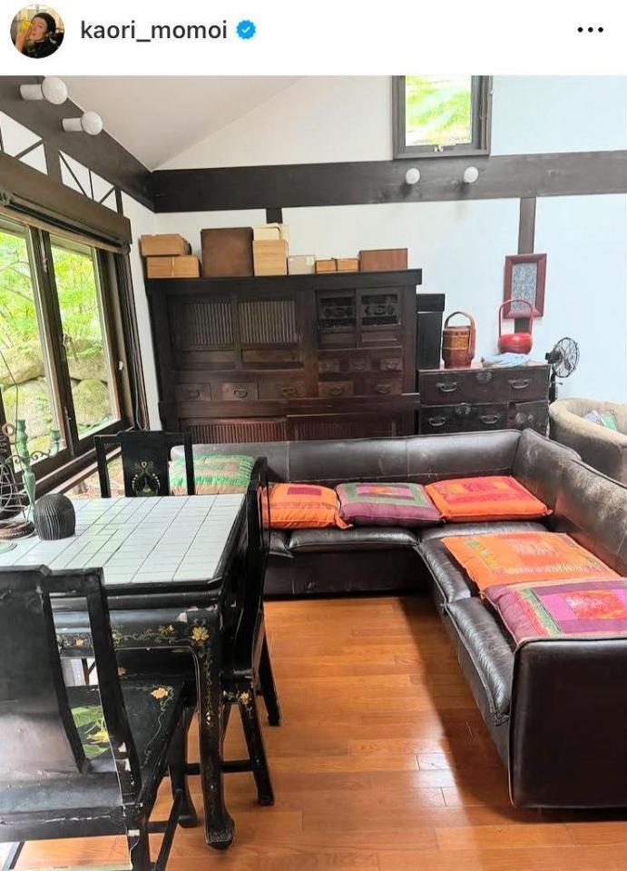 　「山の家」桃井かおりのインスタグラム＠ｋａｏｒｉ＿ｍｏｍｏｉ（８月６日付）より