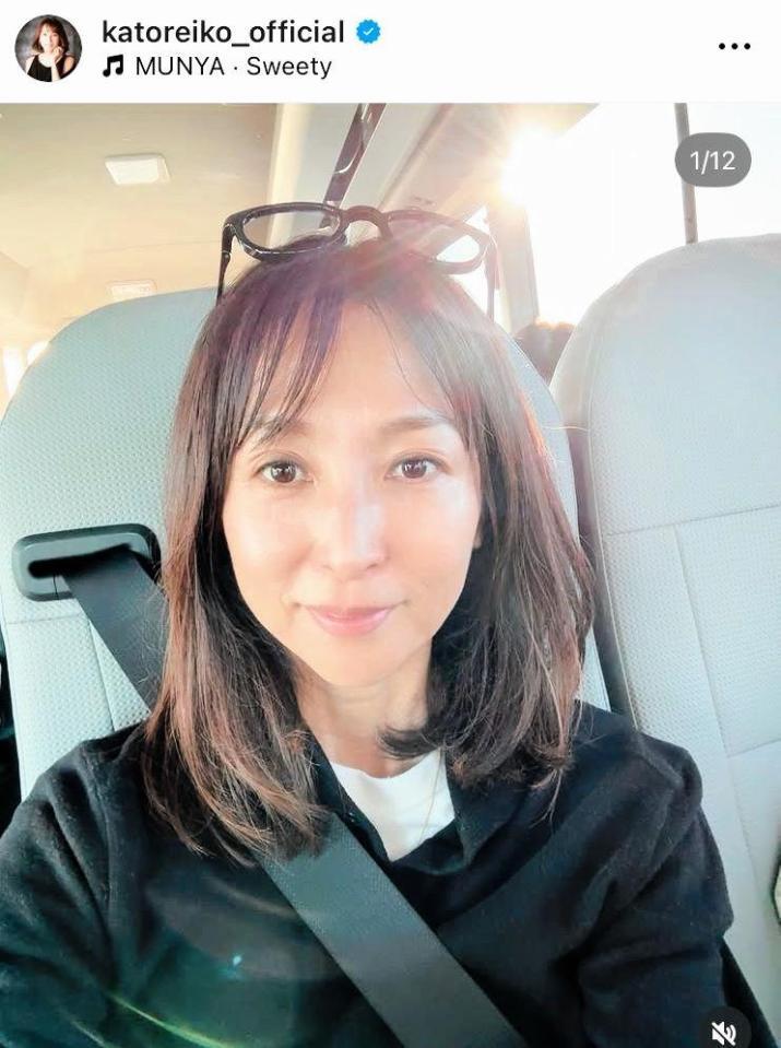 かとうれいこのインスタグラム＠ｋａｔｏｒｅｉｋｏ＿ｏｆｆｉｃｉａｌより