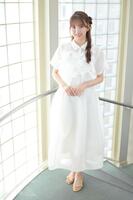 　ＳＫＥ４８卒業を前に今の心境を語った菅原茉椰（撮影・伊藤笙子）