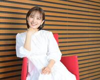 　日本テレビ「一行ポップ」で番組の魅力を豊かな声色とともに伝える日本テレビ・河出奈都美アナウンサー（撮影・伊藤笙子）