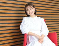 　日本テレビ「一行ポップ」で番組の魅力を豊かな声色とともに伝える日本テレビ・河出奈都美アナウンサー（撮影・伊藤笙子）