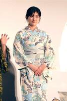 　浴衣姿で登場した吉川愛