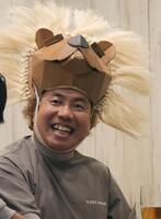 　取材会に出席した大西ライオン