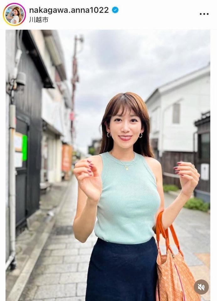 中川安奈アナのインスタグラム＠ｎａｋａｇａｗａ．ａｎｎａ１０２２より
