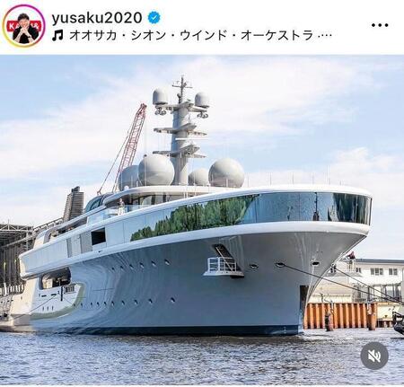 前澤友作氏のインスタグラム＠ｙｕｓａｋｕ２０２０より