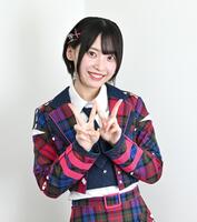 　ＡＫＢ４８・２０周年記念シングルの収録曲で徳永羚海とともにセンターを務める坂川陽香（撮影・伊藤笙子）