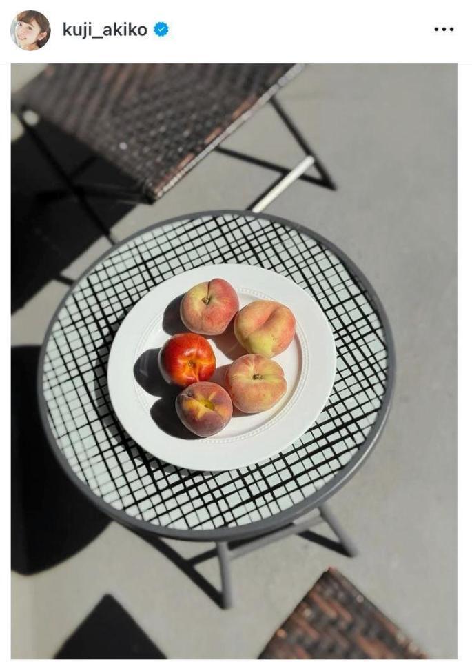 ＬＡのピーチ。久慈暁子のインスタグラム＠ｋｕｊｉ＿ａｋｉｋｏより