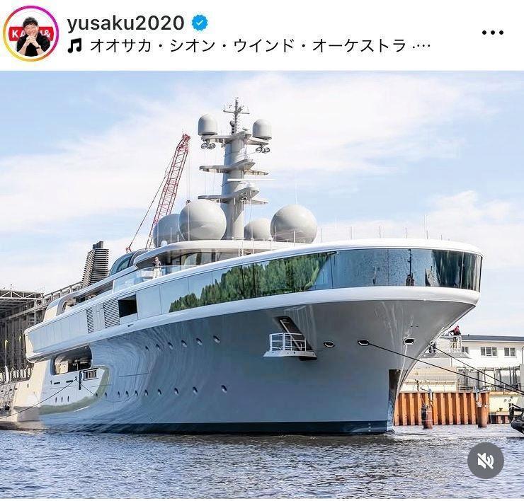 前澤友作氏のインスタグラム＠ｙｕｓａｋｕ２０２０より