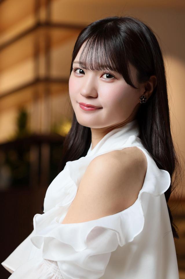 　ＳＫＥ４８・中野愛理（撮影・石井剣太郎）