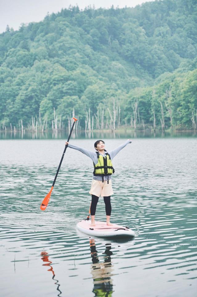 　ワカコ酒Ｓｅａｓｏｎ９に主演の武田梨奈　（©新久千映／コアミックス）（©２０２５「ワカコ酒９」製作委員会）