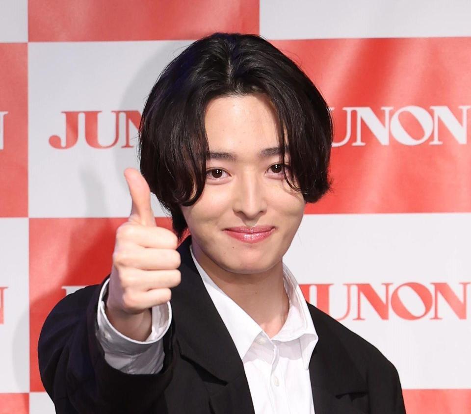 　ゲストで登場した谷原七音（撮影・佐々木彰尚）