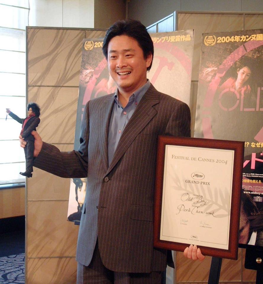 　パク・チャヌク監督＝２００４年９月撮影