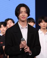 　イベントに登場した谷原七音（撮影・佐々木彰尚）