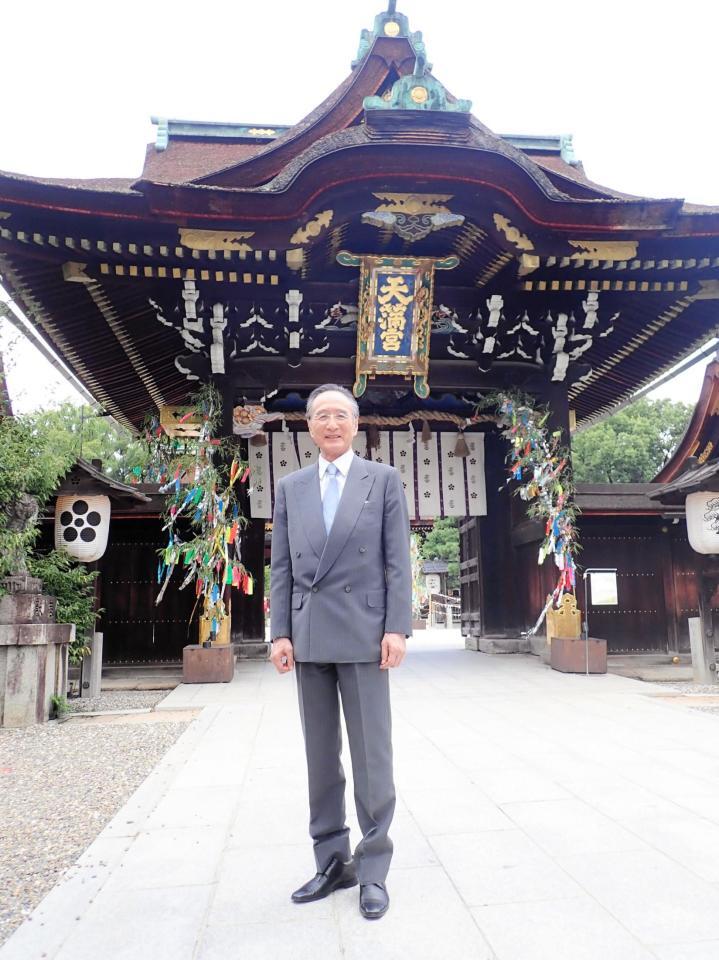 　「菅原伝授手習鑑」の成功祈願を行った片岡仁左衛門