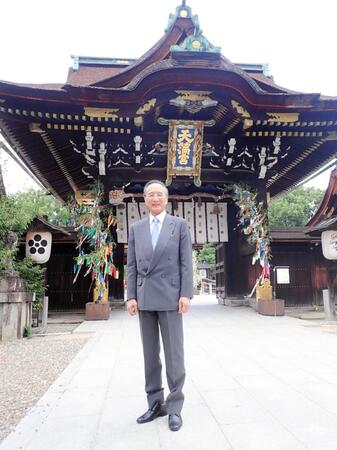 　「菅原伝授手習鑑」の成功祈願を行った片岡仁左衛門