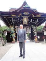 　「菅原伝授手習鑑」の成功祈願を行った片岡仁左衛門