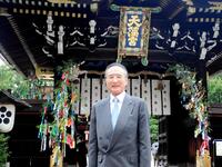 　「菅原伝授手習鑑」の成功祈願を行った片岡仁左衛門