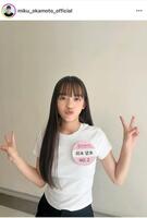 長女・愛を演じる岡本望来のインスタグラム＠ｍｉｋｕ＿ｏｋａｍｏｔｏ＿ｏｆｆｉｃｉａｌより