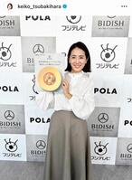 ２４年１月の椿原慶子アナのインスタグラム＠ｋｅｉｋｏ＿ｔｓｕｂａｋｉｈａｒａより