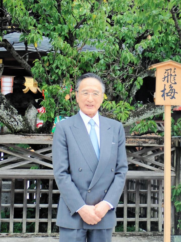 　「菅原伝授手習鑑」の成功祈願を行った片岡仁左衛門