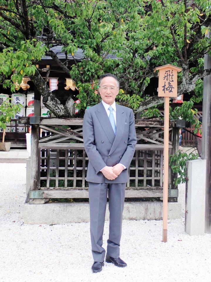 　「菅原伝授手習鑑」の成功祈願を行った片岡仁左衛門