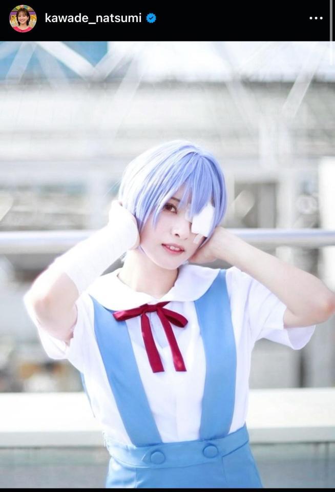 河出奈都美アナのインスタグラム＠ｋａｗａｄｅ＿ｎａｔｓｕｍｉから
