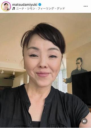 　体質改善でほっそり痩せた。松田美由紀のインスタグラム＠ｍａｔｓｕｄａｍｉｙｕｋｉ より