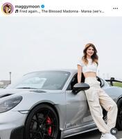 ２０００万超えの愛車！マギーのインスタグラム＠ｍａｇｇｙｍｏｏｎより