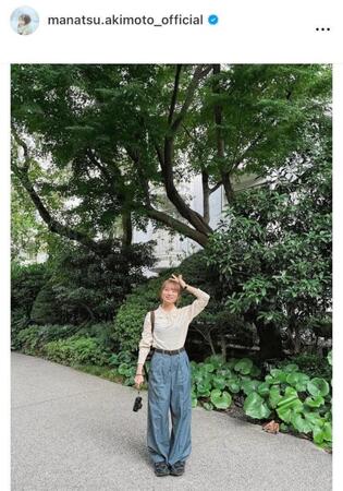 　秋元真夏のインスタグラム＠ｍａｎａｔｓｕ．ａｋｉｍｏｔｏ＿ｏｆｆｉｃｉａｌから