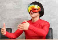 　「１００倍アレルギー克服記」を出版した、ちびシャトル（撮影・佐々木彰尚）